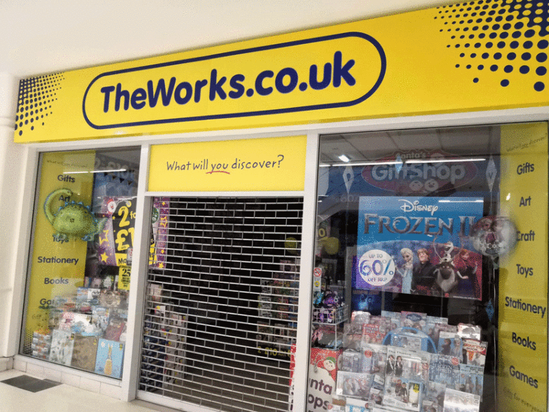 The Works Closes Shops after Cyber Attack