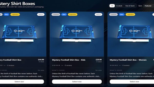 Mystery Football Shirt Boxes