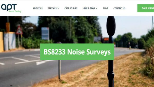 BS 8233 Planning Noise Surveys