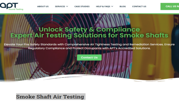 Smoke Shaft Air Testing in London & the UK 13 Smoke Shaft Air Testing