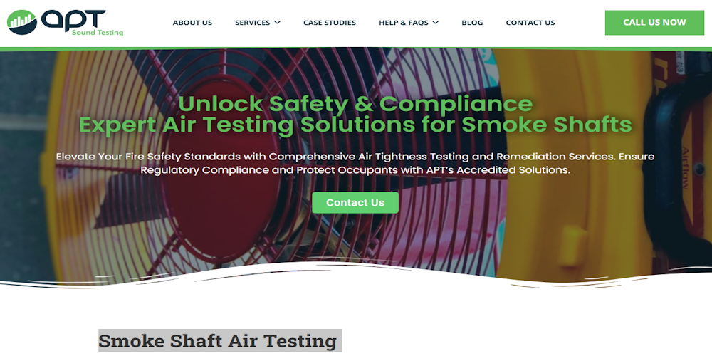Smoke Shaft Air Testing